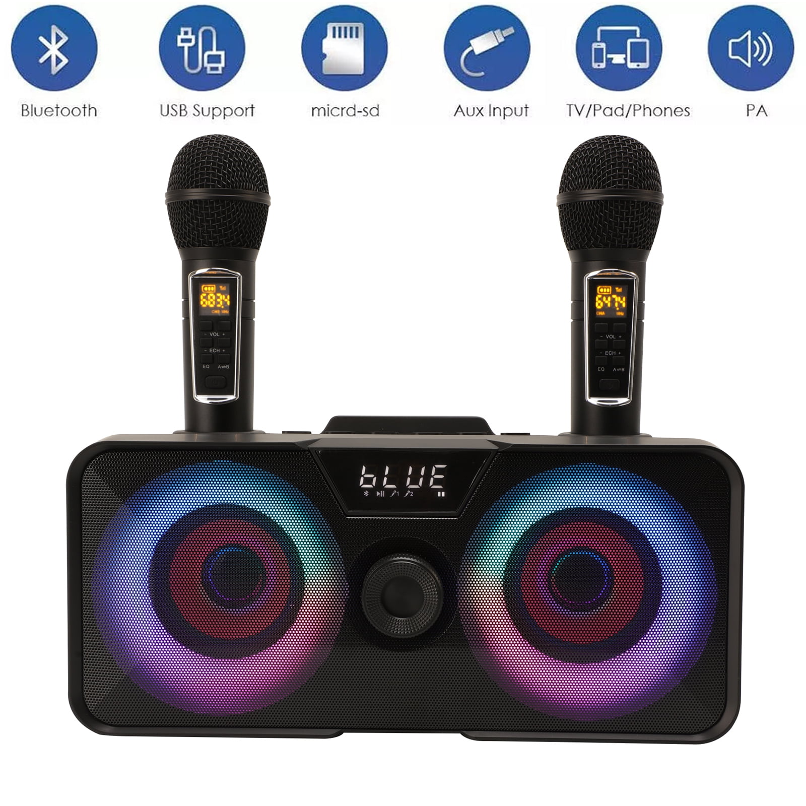 Singing Machine SDL9040 Fiesta Plus Hi-Def Bluetooth Karaoke