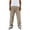 MP10-Khaki, variant on Mens Trouser Straight Elastic Waist Tube Hop Street Pants Retro Wear L Army Green