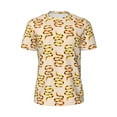 thumbnail image 6 of Rocae Hand Drawn Snake for Men's Mesh Quick-Dry Short Sleeve Workout T-Shirt,Mens Crew Neck Tee Lightweight Soft Classic T Shirts X-Small, 6 of 9