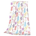 thumbnail image 7 of Lsque Pikmin Pattern Fuzzy Fleece Throw Blanket Extra Large,Super Soft,Fluffy and Warm Blankets for Couch,Bed,All Season Use (50"x40"), 7 of 7