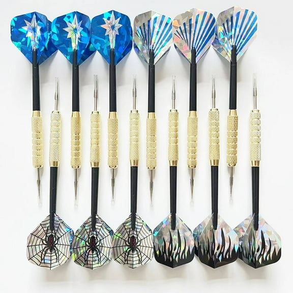 BESTSKY Darts Toys Rust-Resistant Iron Body Darts Metal Tip Lightweight Yet Strong Steel Tip Darts