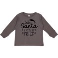 thumbnail image 3 of Inktastic Christmas, Dear Santa I Really Tried, Santa Hat, Typography Boys or Girls Long Sleeve Toddler T-Shirt, 3 of 5