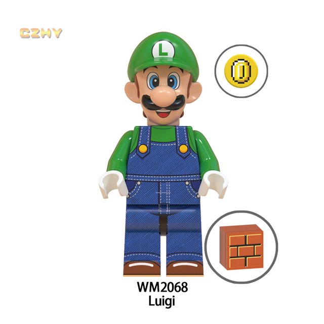 Super Kinopio Mario Wario Luigi Koopa Building Block Juguetes Educativos Para Niños WM6103