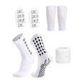 thumbnail image 3 of Calcetines de fútbol antideslizantes, fáciles de usar, prácticos y multifuncionales. Blanco, 3 of 9