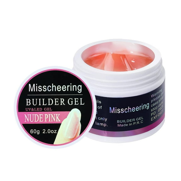 60ml Nail Art Builder Gel Uv Led Nail Tip Nail Extension Gels Diy Nude Pink