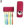 thumbnail image 5 of opvise Bathroom Wall Mount Rack Automatic Toothpaste Dispenser Brush Holder, 5 of 6