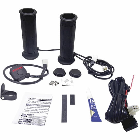 Koso North America AM10706G 5 Level Heated Twist Grips