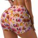 thumbnail image 1 of Balery Happy Thanksgiving Turkey Pantalones cortos de entrenamiento estampados para mujer, sin costuras, ajustados, para gimnasio, yoga, correr, deportes, ejercicio activo, fitness.-Large, 1 of 8