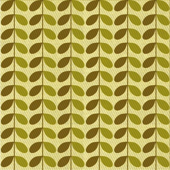 Ahgly Company Indoor Square Patterned Dark Bisque Brown Area Rugs, 5' Square