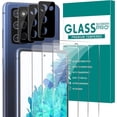 thumbnail image 1 of [3+3 Pack] Glass Screen Protector for Samsung Galaxy S20 FE with Camera Lens Protector, 3D Curved, 6.5 inch 9H Tempered Glass for Samsung Galaxy S20 Fan Edition 5G/4G Glass Screen Protector, 1 of 6