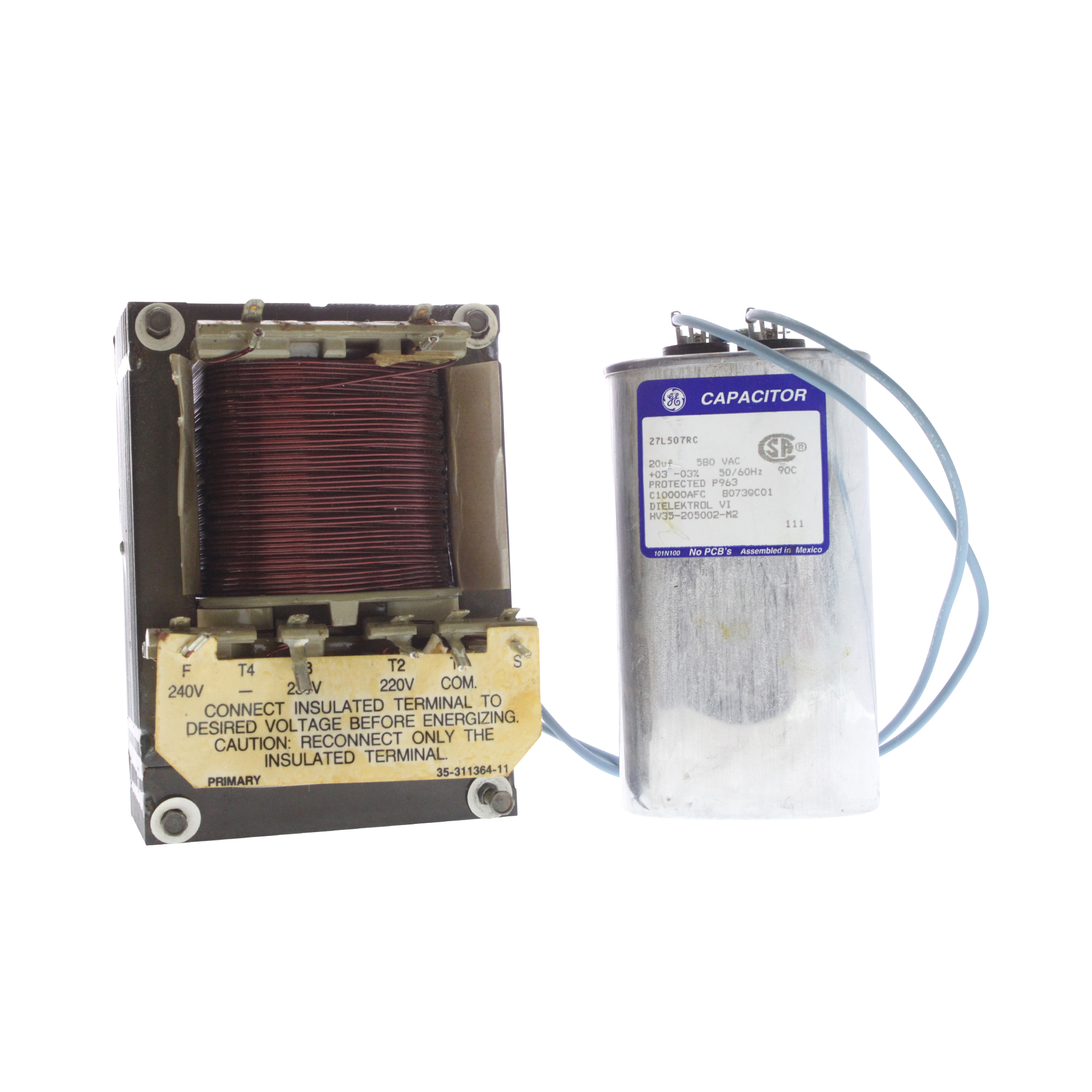 GE 21720478 Metal Halide Ballast Kit W/ Capacitor & Transformer, 480V