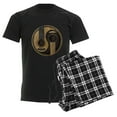 thumbnail image 6 of CafePress - Old And Worn Acoustic Guitars Yin Yang Pajamas - Men's Dark Loose Fit Cotton Pajama Set, 6 of 7