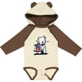 thumbnail image 3 of Inktastic US Flag Westie Boys or Girls Long Sleeve Baby Bodysuit, 3 of 5