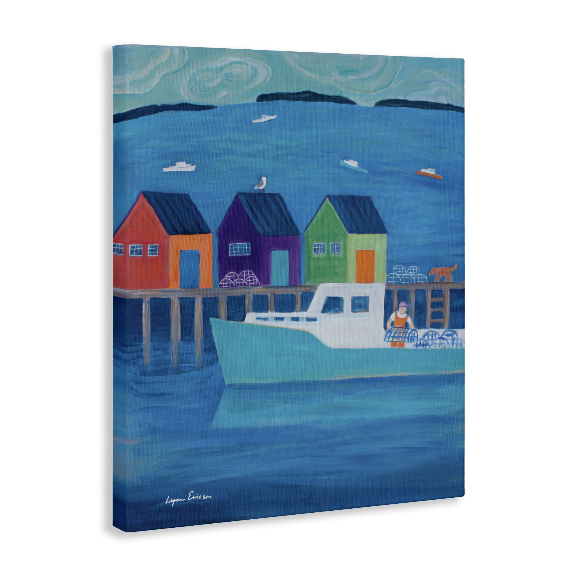 Stupell Industries Out Hauling Traps Canvas Wall Art, design by Lynn Ericson Fine Art