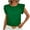 Green, variant on lmcalzta Womens Ruffle Sleeveless Tank Tops Crew Neck Summer Loose Fitting Going out Tank Tops Trendy 2025