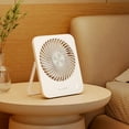 thumbnail image 2 of LYCAQL USB Operated Fan, Super Long Lasting Battery Powered Fans for Camping, Portable Desk Fan with Timer, 3 Speeds, Whisper Quiet, 180° Rotation, for Office,Bedroom,Outdoor, 5'', 2 of 5