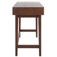 thumbnail image 4 of SAFAVIEH Hawthorn Solid Retro 3 Drawer Writing Desk, Brown, 4 of 15