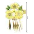 thumbnail image 6 of Yesbay Hairpin with Tassel Design Shiny Rhinestones Floral Embellishment Lightweight Versatile Hair Clip Hair Accessories, 6 of 8