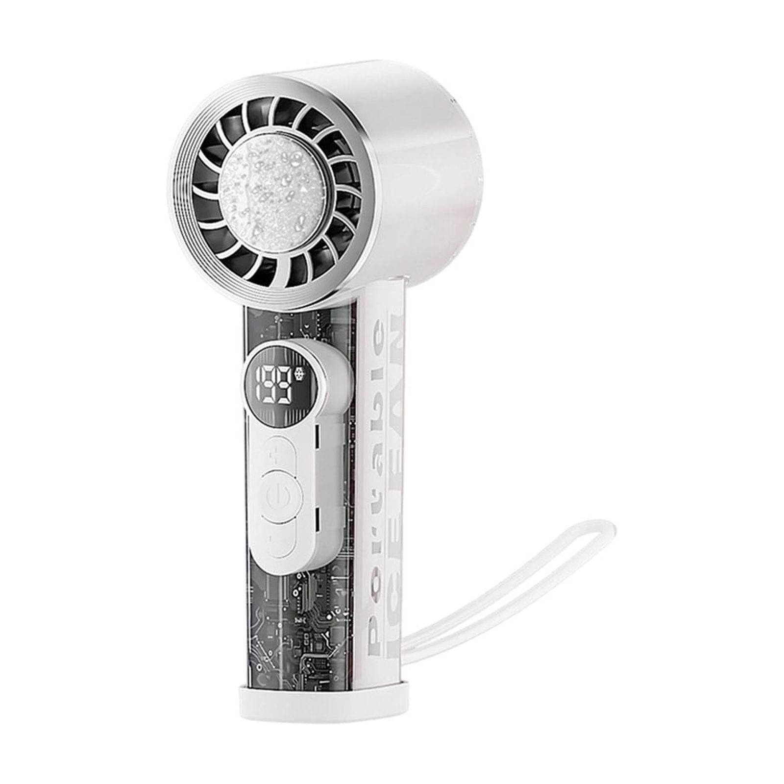 Desktop Air Cooler Fan With Spray Mist Cooling System 6 Speed Digital Display Oscillating Fan Ice Cooling Large Water Tank Strong Wind Rapid Cooling Relief, For Home Office Bedroom Summer Use