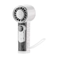 thumbnail image 2 of Handheld Portable Mini Fan with Ice Compress, USB Rechargeable, Digital Display, High-Speed Wind, Compact Desktop Cooling Fan for Home Office Outdoor Use, 2 of 6