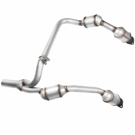 Jeep Wrangler Installation Instructions - Front Catalytic Converter Exhaust Manifold for Jeep Wrangler JK 2007 2008 2009 6 Cyl 3.8L Assembly Engine Y Pipe