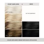 Keracolor Semi Permanent Hair Dye 3 in 1 Clenditioner, Onyx, 12 fl oz