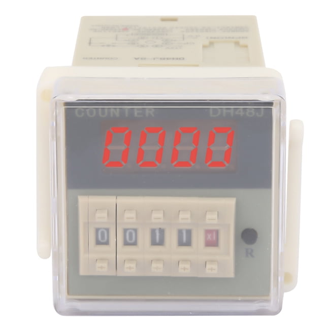 LCD Compteur, O111ROM DH48J-8A LCD Numérique Compteur LCD Affichage Relais Compteur Électronique Solide Performance