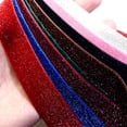 thumbnail image 4 of simhoa 8pcs Glitter Velvet Ribbon for Home Decor, Gift Wrapping, DIY Crafts, Hair Clips, 4 of 8
