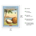 thumbnail image 2 of Coconut - Aloha Seeds - Big Island Seed Company - Big Island Flavor - Vintage Seed Packet by Kerne Erickson - Fine Art Matte Paper Print (Unframed) 11x14in, 2 of 4