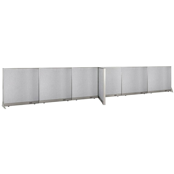 GOF T-shaped Freestanding Partition (30”D x 264”W x 48”H) Office Room Divider, Privacy Screen, Workstation Cubicle