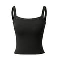 thumbnail image 4 of Tank top with Built in Bra for Women Racerback Workout Undershirt Cotton Camisole Workout Sports Padded Cami,for Size S, 4 of 8
