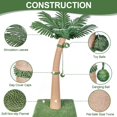 thumbnail image 2 of Palmera curva para rascar gatos Furlogy, 101 cm de altura, 2 of 7