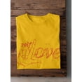 thumbnail image 3 of Self Love Hand Drawn T-Shirt Men -Image by Shutterstock, Male Small, 3 of 4