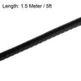 thumbnail image 3 of Unique Bargains Edge Trim U Seal Black PVC Plastic U Channel Edge Protector Fits 1/32'' - 3/32'' Edge 5 Feet Long, 3 of 3