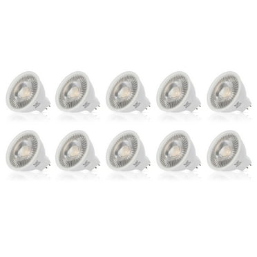 Simba Lighting LED MR16 5W 35W-50W Halogen Replacement Bulbs 12V GU5.3 BiPin 5000K Daylight 10-Pack