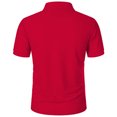 thumbnail image 5 of hoksml Man Business Polo Shirts Solid Color Collared Top Elastic Cuffs Summer Fashion Comfortable Breathable Leisure Versatile Turndown Collar Short Sleeve, 5 of 6