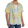 thumbnail image 4 of Xecao offers the Boho for Men's Casual Short-sleeved Shirt, a button-up collared shirt with a pocket, perfect for beach vacations and yacht travel in the XX-Large size., 4 of 7