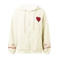 thumbnail image 4 of Cardigan Jacquard pour Femme à Capuche 2024 Automne Chandail Décontracté Confortable pour Tous les Jours, 4 of 5