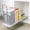 11-5/8" W, variant on Slide Out Trash Can Holder Under Kitchen Cabinet, Heavy Duty Pullout Waste Container with 3 Adjustable Compartments for Waste & Recyclables, Wooden Base with Soft Close Slides