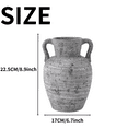 thumbnail image 7 of Ceramic Farmhouse Vase, Rustic Distressed Decor for Home, Office Table, 7 of 7