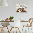 Christmas Thanksgiving Gift Christian Kitchen Wall Art Coffee Bread ...
