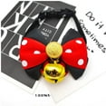 thumbnail image 4 of Pet Daily Kit  Cat and Dog Handmade Collar Vintage Mickey Bowknot Bell Bow Tie Neck Corduroy Belt, 4 of 7