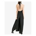thumbnail image 2 of MAX STUDIO Womens Black Belted Sleeveless Halter Evening Tunic Jumpsuit XS, 2 of 2