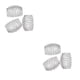 thumbnail image 1 of Peines torcidos para el cabello Qarigey peine tenedor de plástico Blanco claro 2Conjunto, 1 of 6