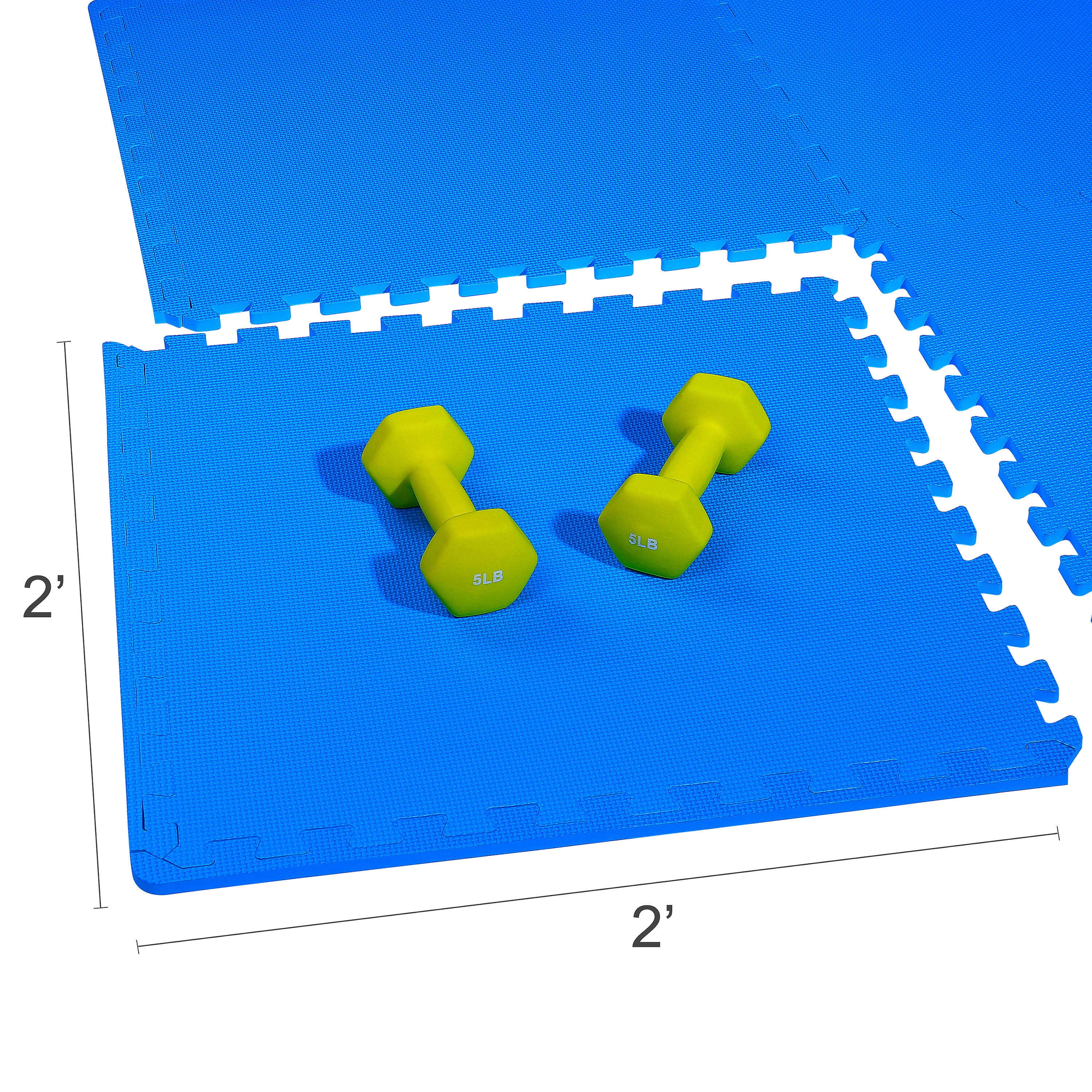 BalanceFrom 1 Inch EXTRA Dikke Puzzel Oefenmat Met EVA Schuim In Elkaar Grijpende Tegels Voor Mma Oefening Gymnastiek En Thuissportschool Beschermende Vloeren Zwart 24 Vierkante Voet 751423094