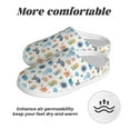 thumbnail image 6 of Lsque Undersea Animals Pattern Womens Comfort Cotton on Scuff With Memory Foam and Anti-skid Sole Slipper-37/38, 6 of 7