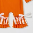 thumbnail image 5 of Newborn Baby Girl Football Outfit Game Day Rugby Long Sleeve Romper Ruffle Jumpsuit Infant Fall Winter Clothes, 5 of 7