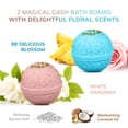thumbnail image 6 of 2 Bath Bombs Set with Money Surprise Inside - Bill Up to $100 Bill in Each - Natural and Organic Ingredients - Made in USA, 6 of 8