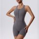 thumbnail image 2 of Body de Yoga con cremallera para mujer, ropa deportiva, conjunto de Yoga, ropa de gimnasio, chándal de entrenamiento de realce, mono deportivo de baile, 2 of 5