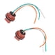 thumbnail image 3 of Adaptador hembra para faros delanteros, 2 uds., enchufe LED, cableado, arnés de cableado, enchufes, cable, estética elegante, 3 of 12